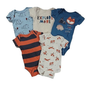GERBER 0-3 month onesies 5 pack Woodland creatures